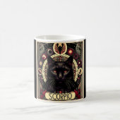 Scorpio Intense Cat Zodiac Kaffeetasse (Mittel)