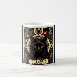 Scorpio Intense Cat Zodiac Kaffeetasse
