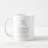 Scorpio Irresistible and Intimidating Mug Kaffeetasse (Links)