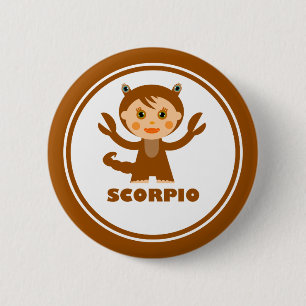Scorpio ist mein Zodiac-Zeichen Button