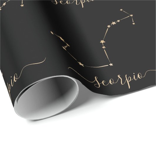Scorpio-Konstellation Geschenkpapier (Rolleneckpunkt)