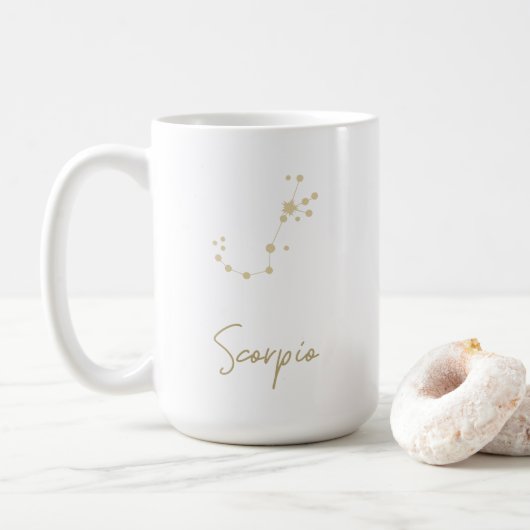 Scorpio Konstellation Zodiac Kaffeetasse (Mit Donut)