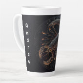 Scorpio Latte Tasse (Linke Ecke)