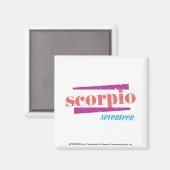 Scorpio LtPink Magnet (Vorderseite/Rückseite)