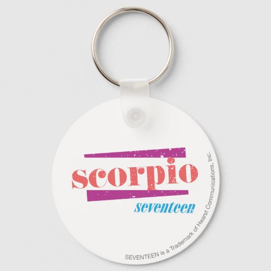 Scorpio LtPink Schlüsselanhänger (Vorderseite)