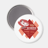 Scorpio Magnet (Vorderseite/Rückseite)