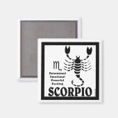 Scorpio Magnet (Vorderseite/Rückseite)