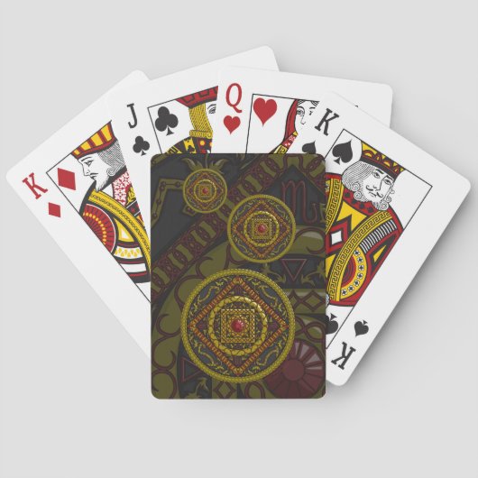 Scorpio Mandala Classic Spielkarten (Rückseite)