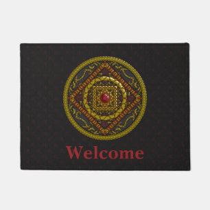 Scorpio Mandala Doormat Fußmatte