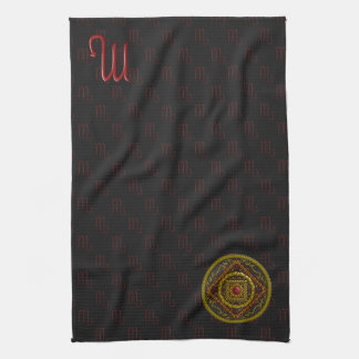 Scorpio Mandala Handtuch