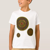 Scorpio Mandala Kinder und Baby Light Shirt (Vorderseite)