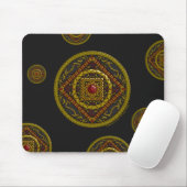 Scorpio Mandala Mouse Pad Mousepad (Mit Mouse)