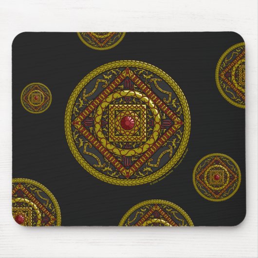 Scorpio Mandala Mouse Pad Mousepad (Vorne)