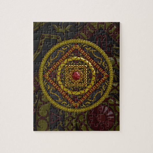 Scorpio Mandala Puzzle (Vertikal)