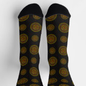 Scorpio Mandala Socken (Oben)