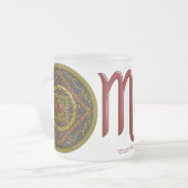Scorpio Mandala Tasse (Vorderseite Links)
