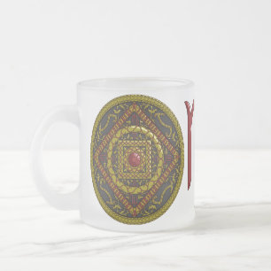 Scorpio Mandala Tasse