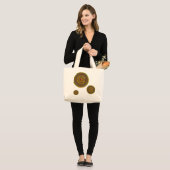 Scorpio Mandala Tote Bag Jumbo Stoffbeutel (Vorderseite (Model))