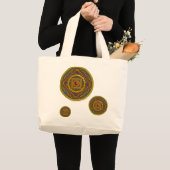 Scorpio Mandala Tote Bag Jumbo Stoffbeutel (Vorderseite (Produkt))