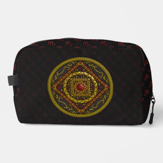 Scorpio Mandala Waschbeutel (Vorderseite)