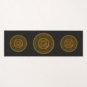 Scorpio Mandala Yoga Mat Yogamatte (Vorderseite (Horizontal))