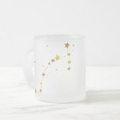 Scorpio Mattierte Bier Tasse (Vorderseite Links)