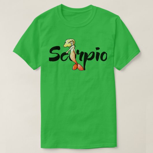 Scorpio Mermaid T-Shirt (Design vorne)