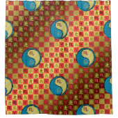 Scorpio & Metal Dragon Duschvorhang (Vorderseite)