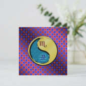 Scorpio & Metal Ox Karte (Stehend Vorderseite)