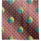 Scorpio & Metal Rabbit Duschvorhang (Vorderseite)