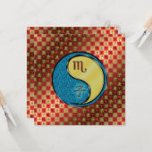 Scorpio & Metal Rat Karte (Vorderseite/Rückseite Beispiel)