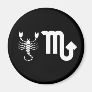 Scorpio mit Symbol Magnet
