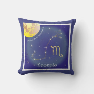 Scorpio October 24 to November 22 Kissen