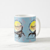 Scorpio October 24 to November 22 Mug Kaffeetasse (VorderseiteRechts)