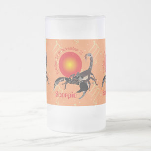 Scorpio October 24 to November 22 Mug Mattglas Bierglas