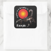Scorpio October 24 to November 22 Sticker (Tasche)