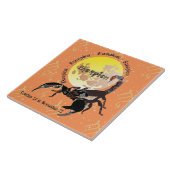 Scorpio October 24 to November 22 Tile Fliese (Seite)