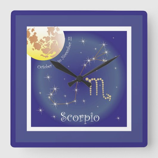 Scorpio October 24 to November 22 Uhr (Vorderseite)