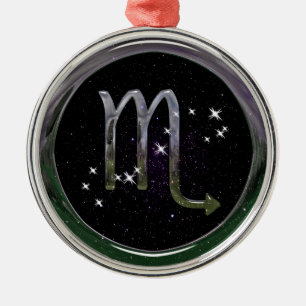 Scorpio Ornament Aus Metall