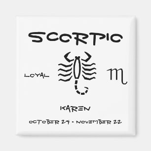 Scorpio personalisieren magnet