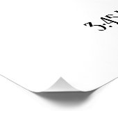 Scorpio Personalisiert Zodiac Individuelle Name Poster (Ecke)