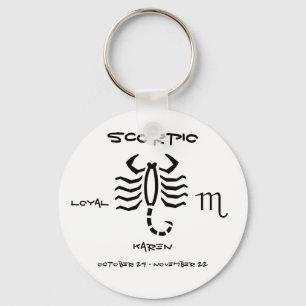 Scorpio Personalized Schlüsselanhänger