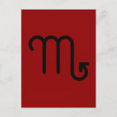 Scorpio Postcard Postkarte (Vorderseite)
