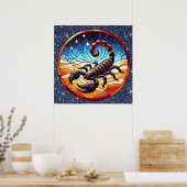 Scorpio Poster (Küche)