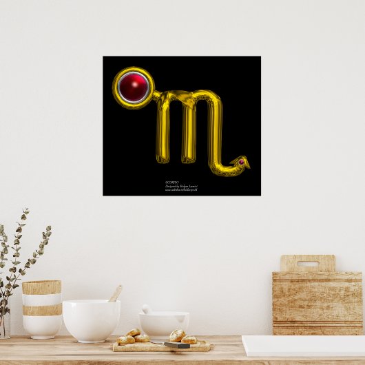 SCORPIO POSTER (Küche)
