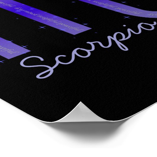 Scorpio Poster (Ecke)