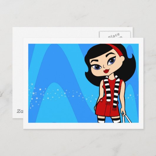 Scorpio Postkarte (Vorne/Hinten)