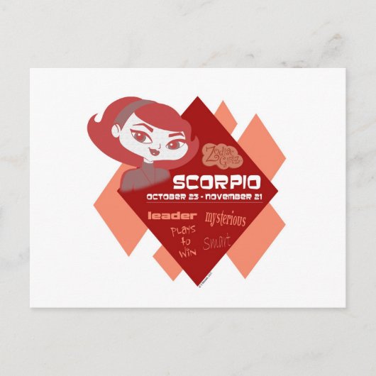 Scorpio Postkarte (Vorderseite)