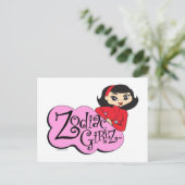 Scorpio Postkarte (Stehend Vorderseite)