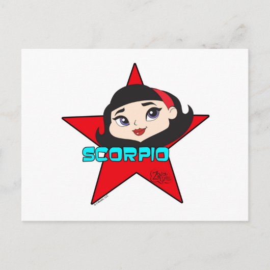 Scorpio Postkarte (Vorderseite)